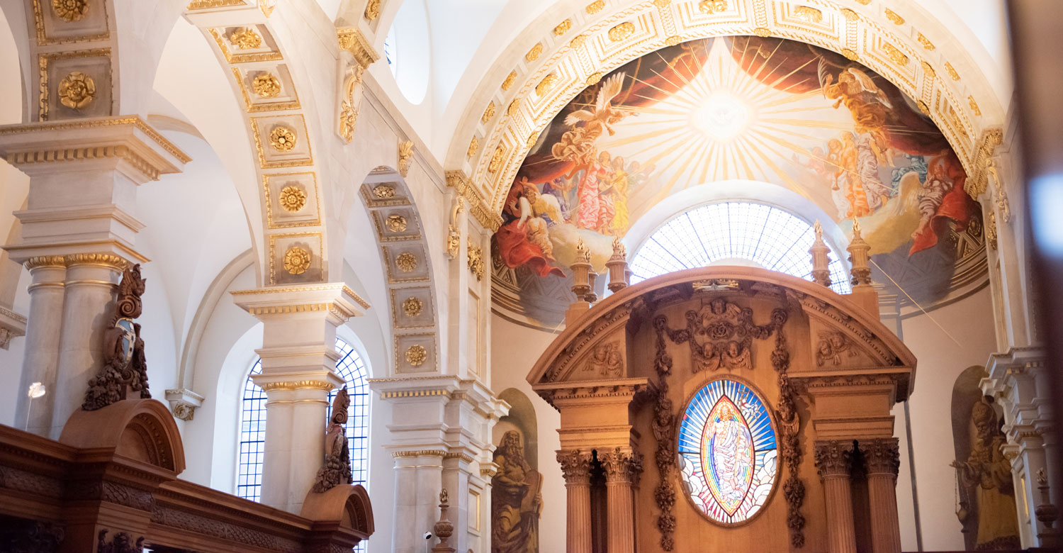 St Bride's reredos donated by US friends