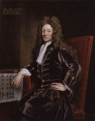 Sir Christopher Wren architect of St Bride's Church