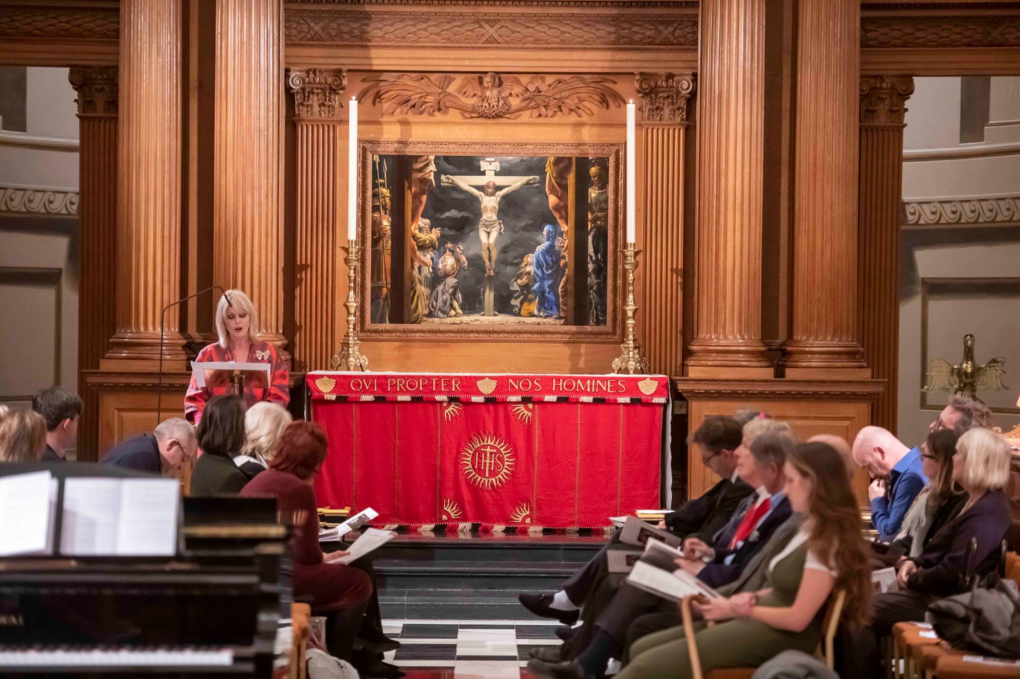 Joanna Lumley reading at Elizabeth Legacy of Hope service