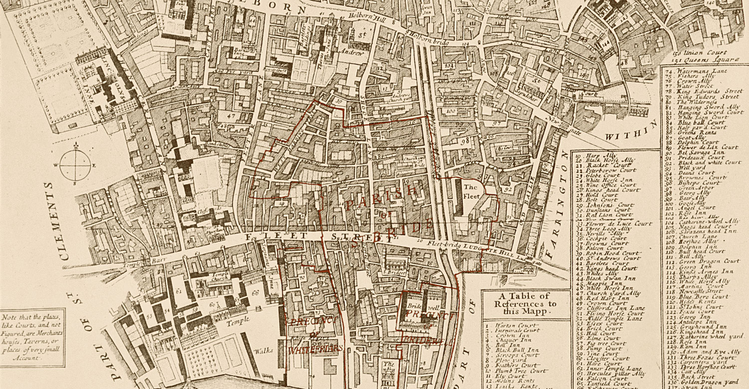 Ward Of Farringdon Without, Stow's Survey (1755)