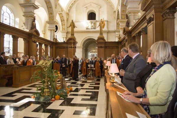 British Guild of Agricultural Journalists Harvest service at St Bride's