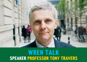 Tony Travers gives the 2021 Wren Talk at St Bride's Church