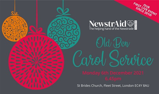 NewstrAid carol service at St Bride's Church