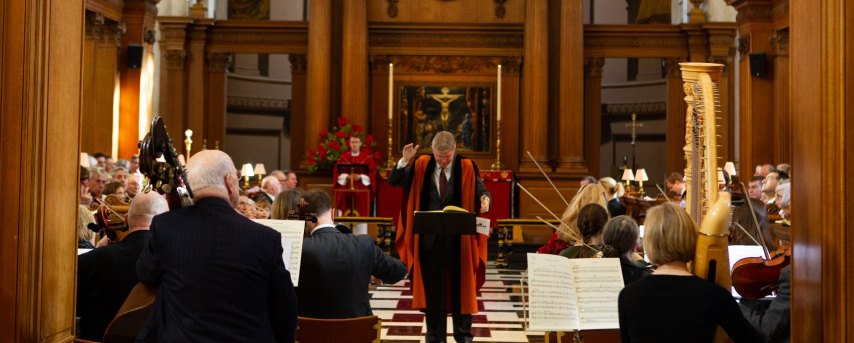 St Bride's Orchestra conducted by Matthew Morley